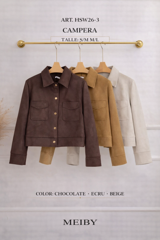 Campera Gamuza