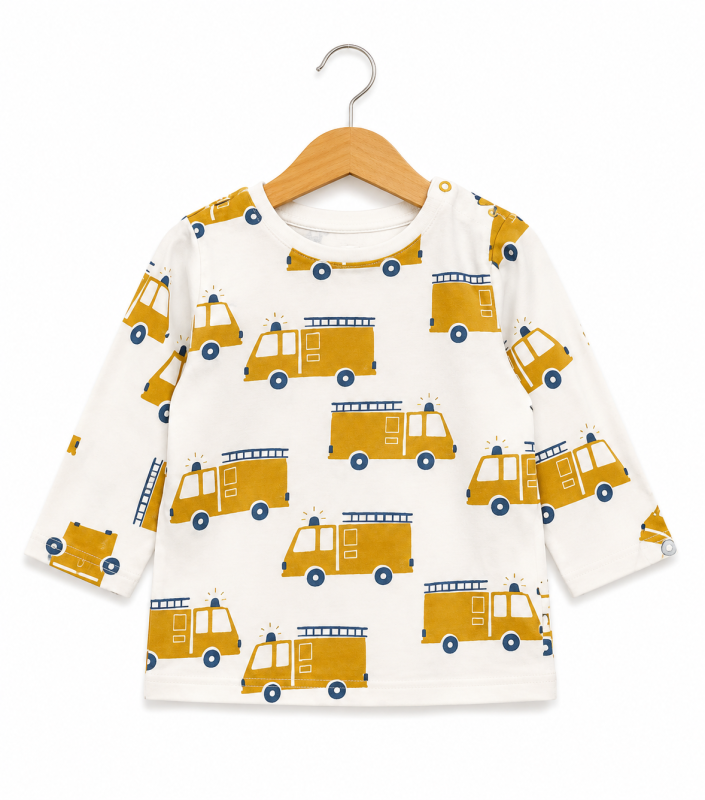 Remera Ml Stp Firetruck 1-3