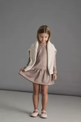 Vestido Ml Stp Bow 4-12