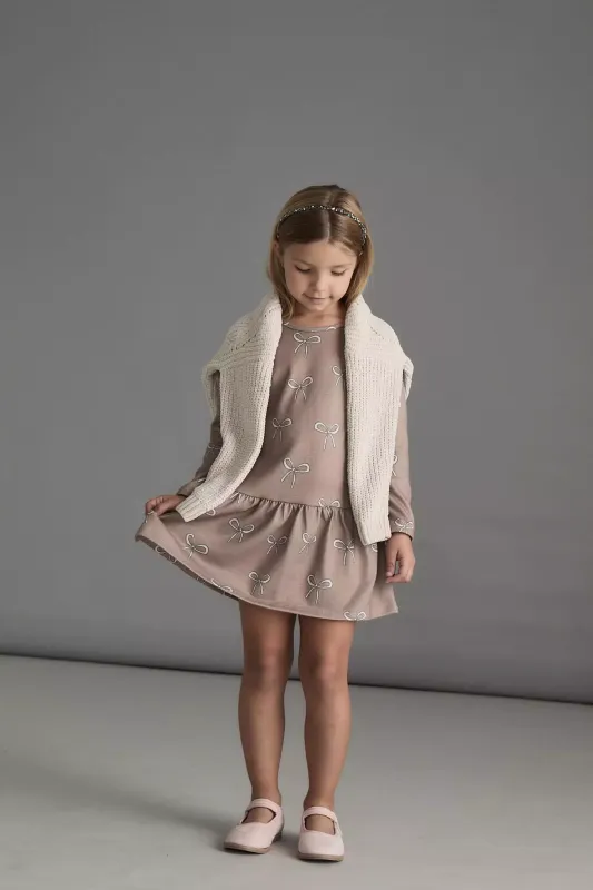 Vestido Ml Stp Bow 4-12