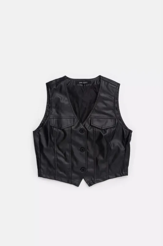 Chaleco Pu Misty S-L