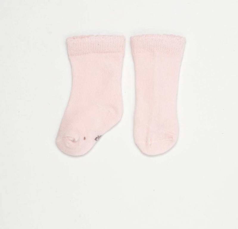 Medias Basic Colors Pink Xs-L