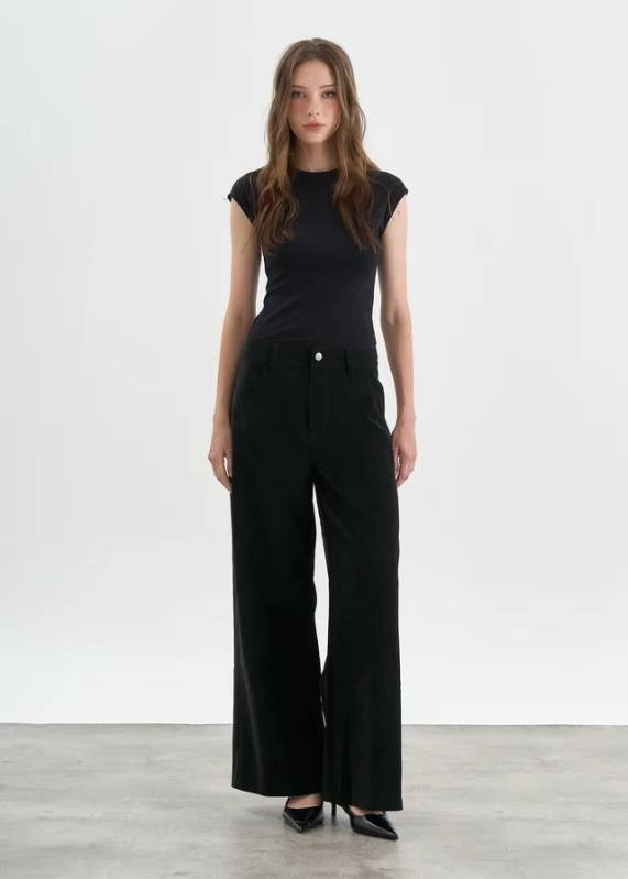 Jean Wide Hazel Black